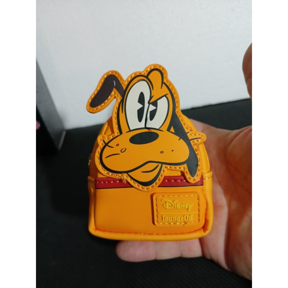 Disney Mickey And Friends Loungefly Pluto Mini Backpack Keychain Bag Clip
